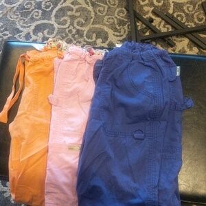 Lot of 3 Koi scrub bottoms size xs